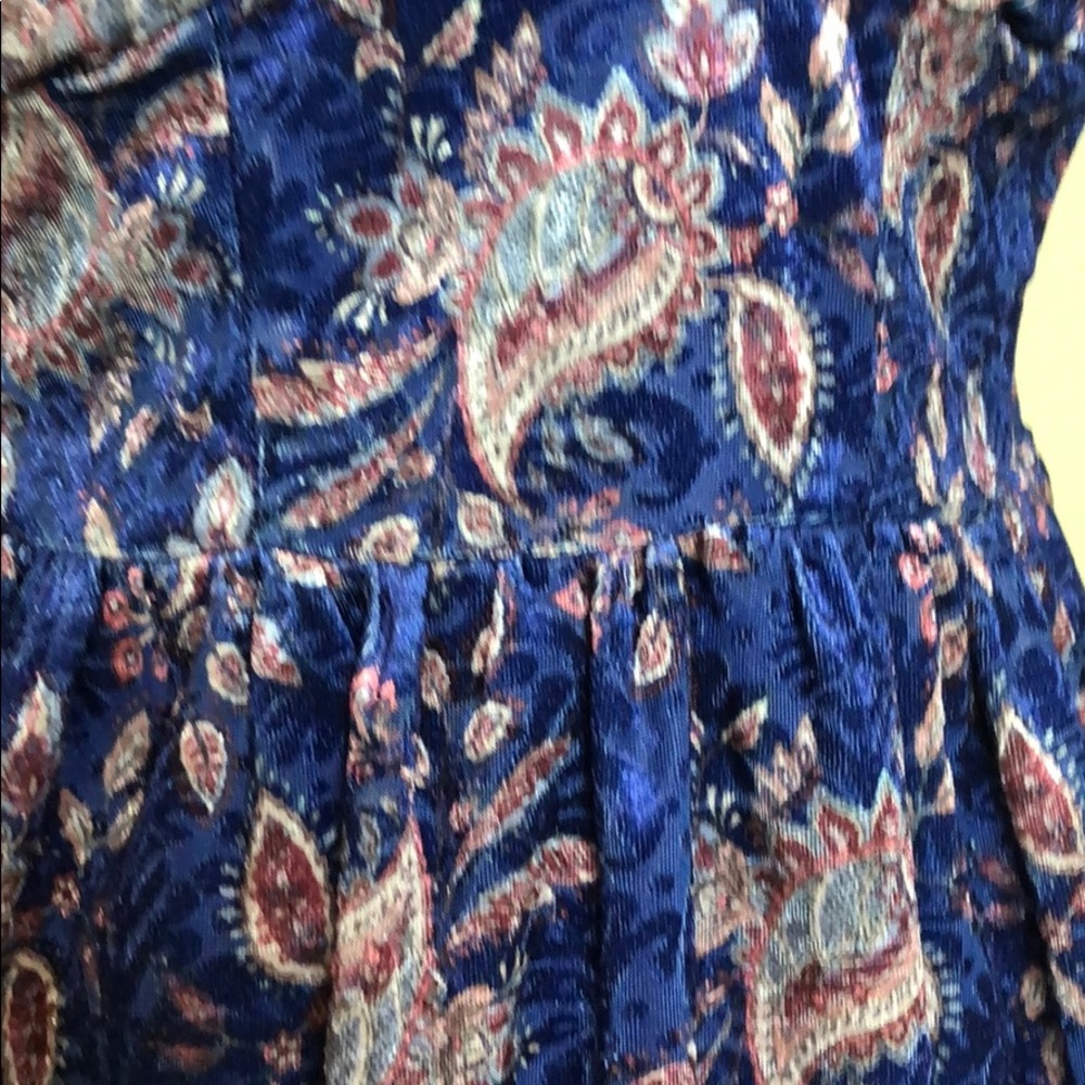Blue Patterned Dress - Picture 3 of 3